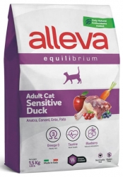 Сухой корм Alleva Equilibrium Sensitive Adult Cat для взрослых кошек с чувствительным пищеварением, утка Image 1